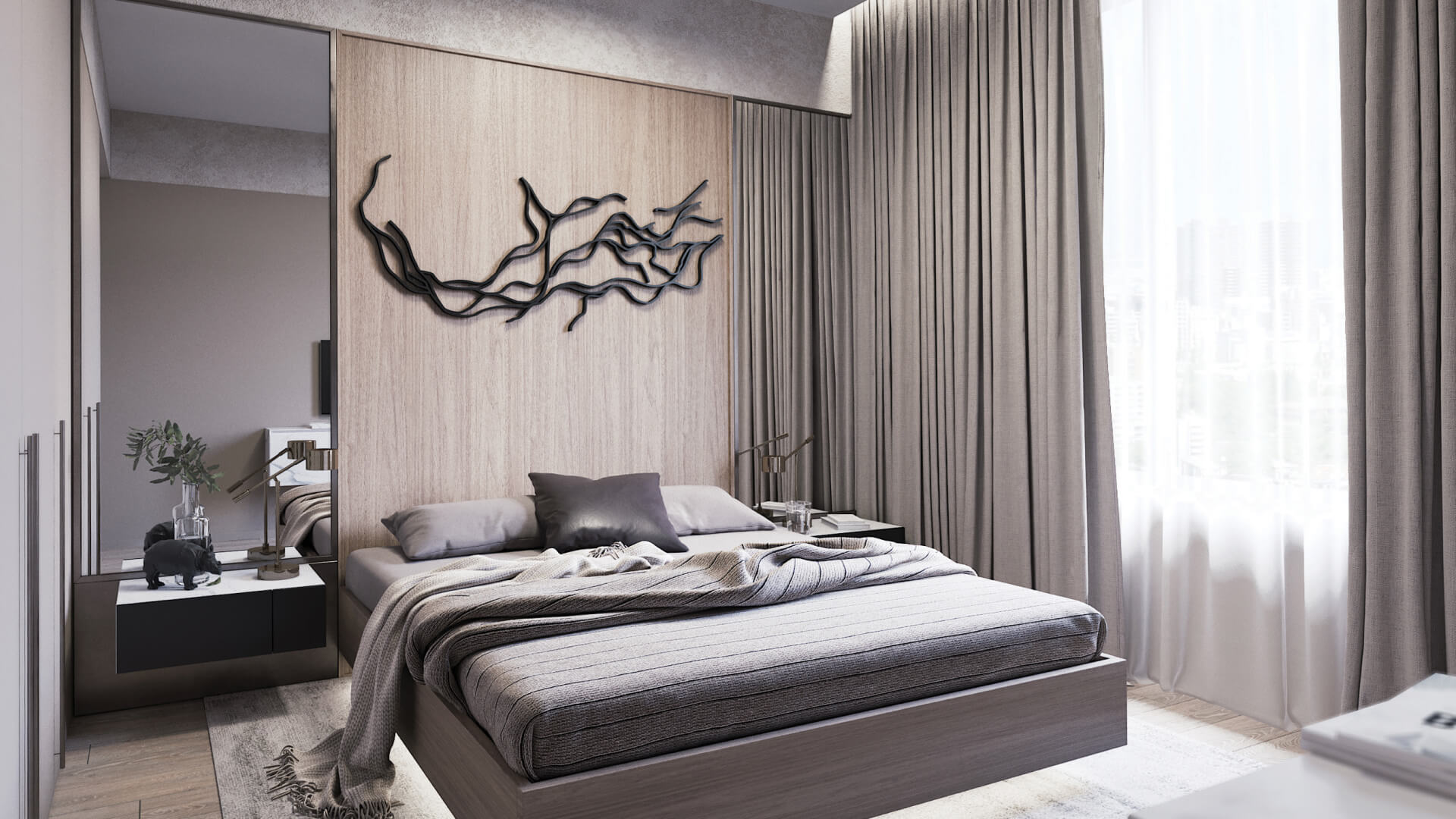 Современный стиль Спальня