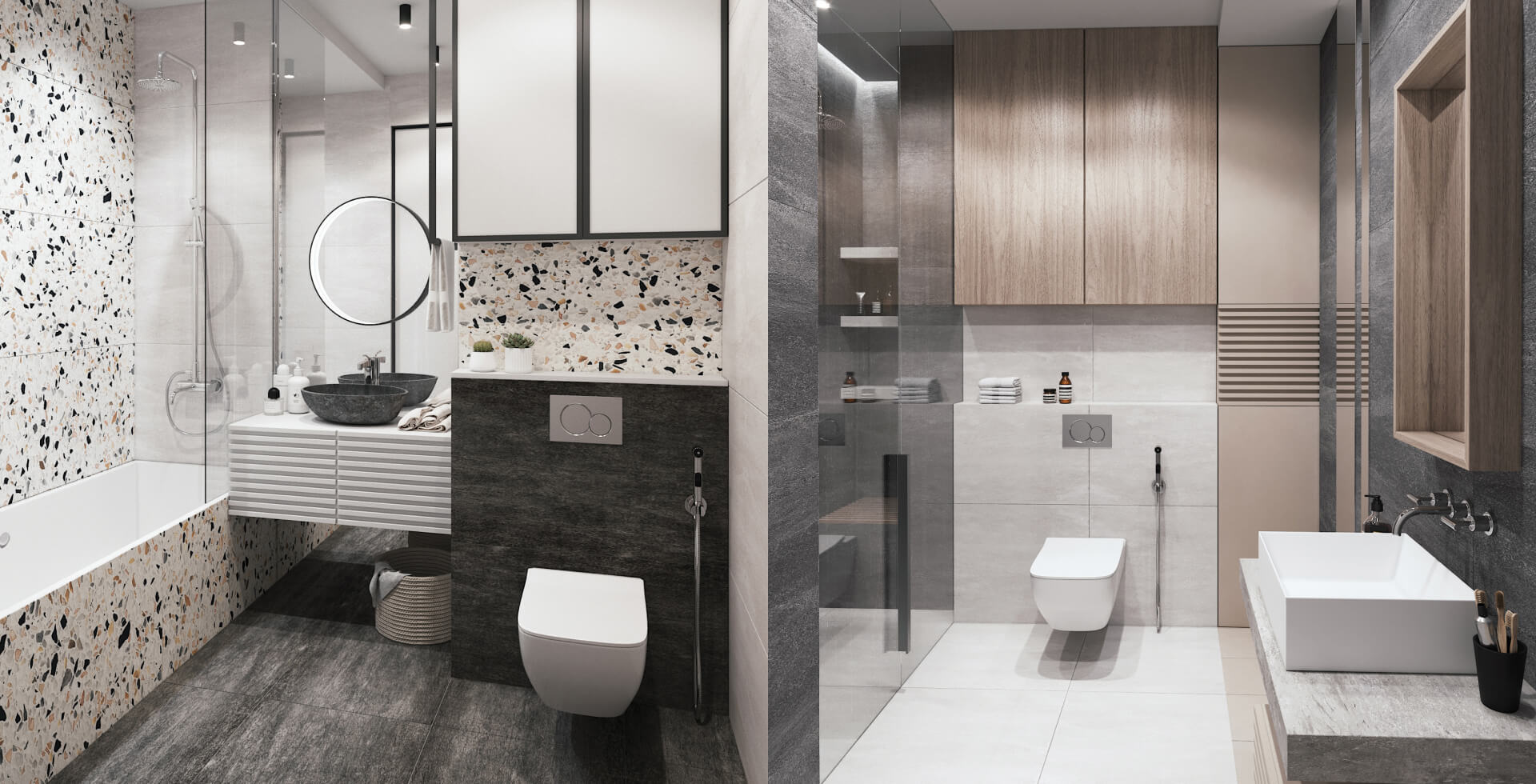 Современный стиль Ванная